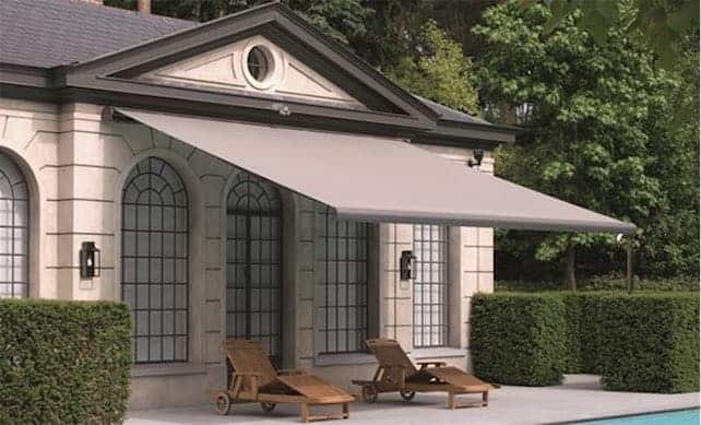 OPAL DESIGN II PROFILBILLEDE 3 terrassemarkise i helt lukket kassette