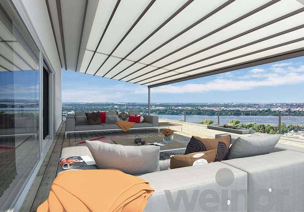 Weinor markise til overdækket terrasse Pergotex II