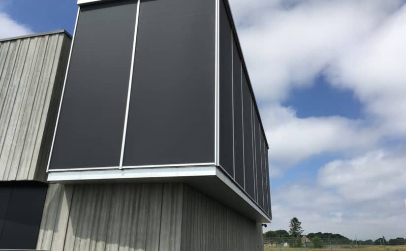 Solafskærmning til store vinduer - Renson Fixscreen 150