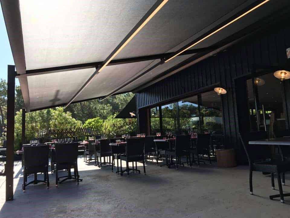 markise til restaurant