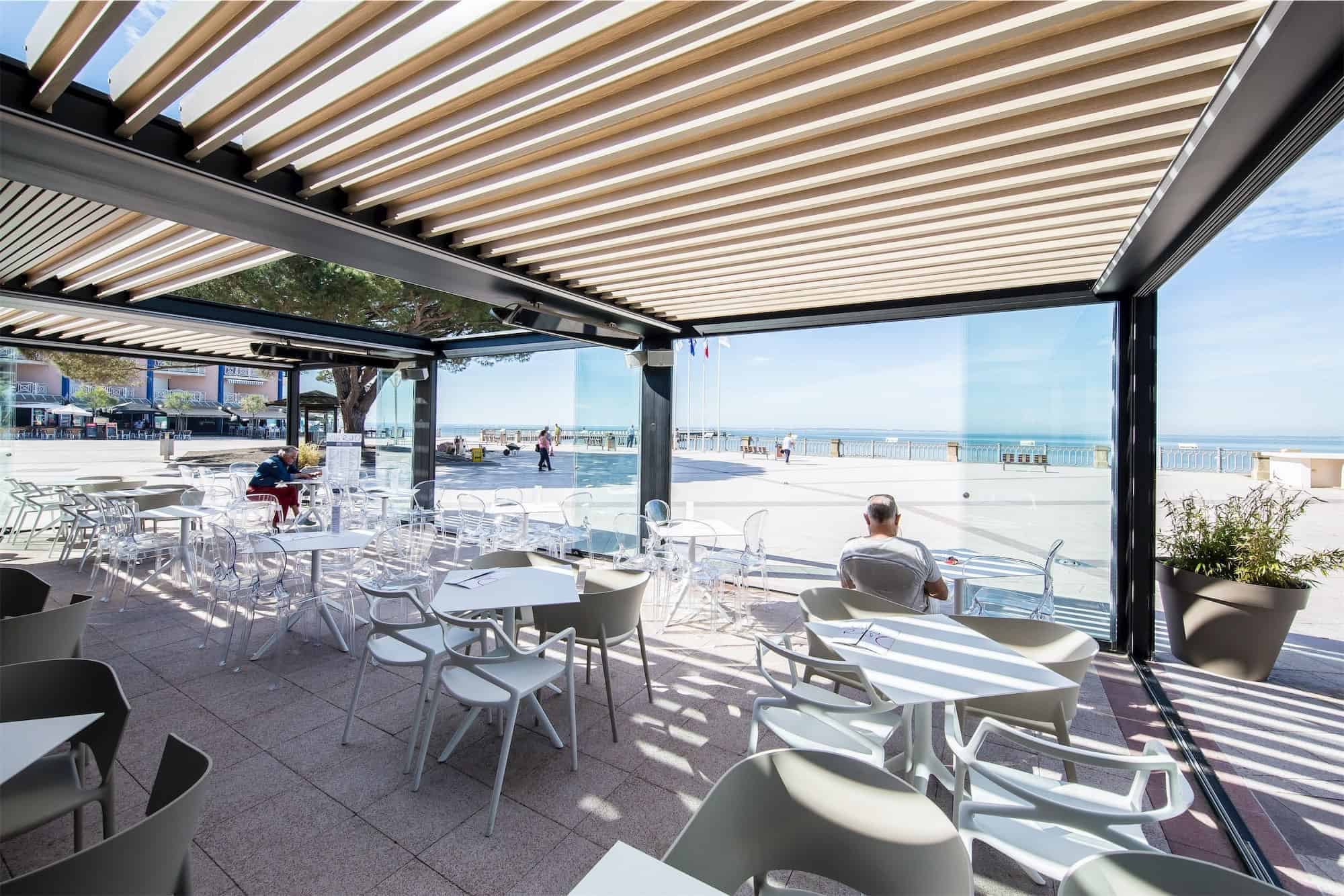 markise til restaurant
