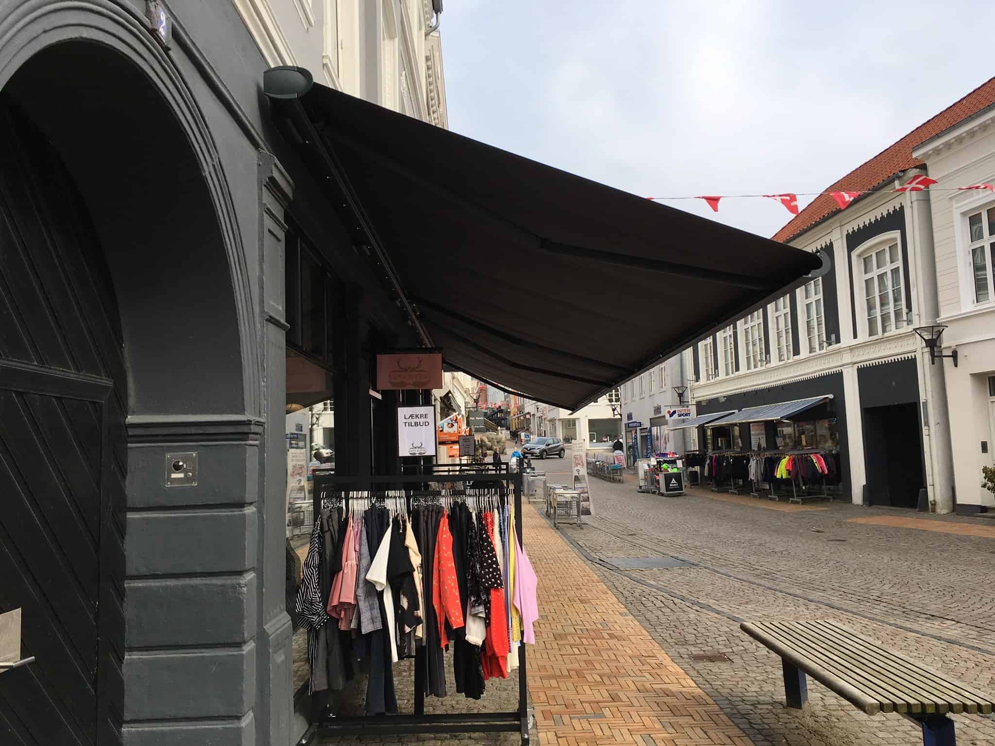 Butiksmarkiser i flot design