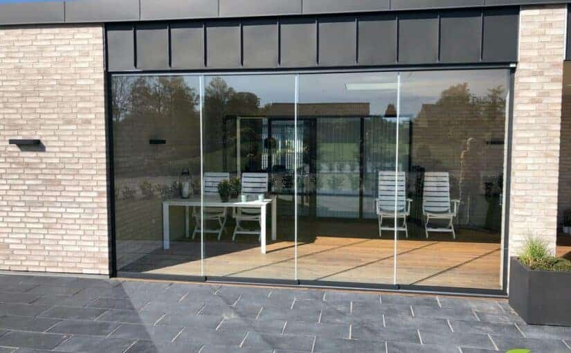Skydeglas til overdækket terrasse