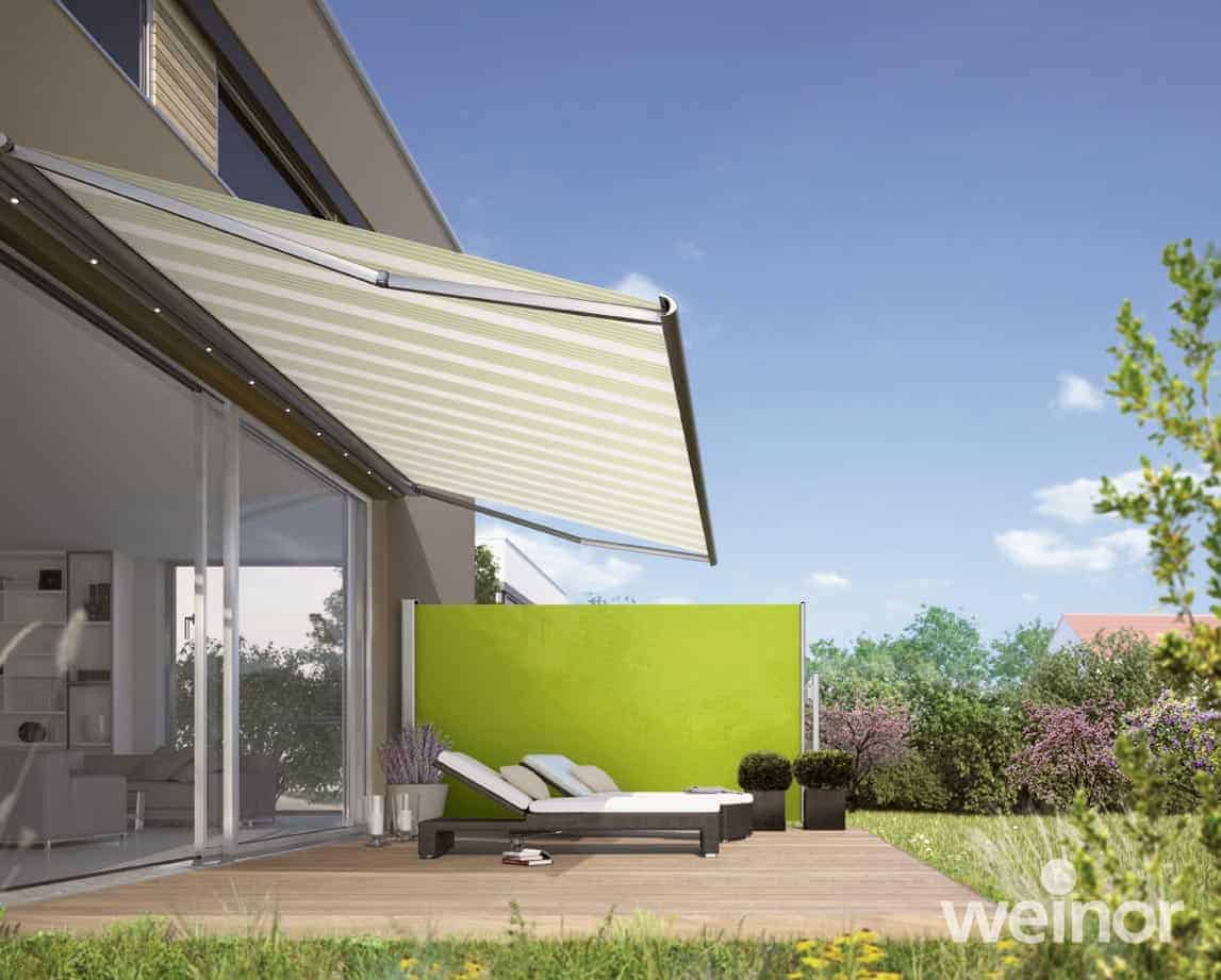 Weinor sidemarkise paravento