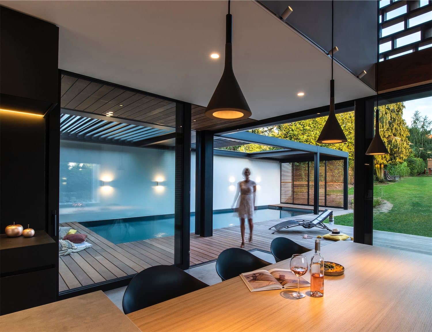 Renson Camargue Skye lameltag med Loggia skodder i den ene side