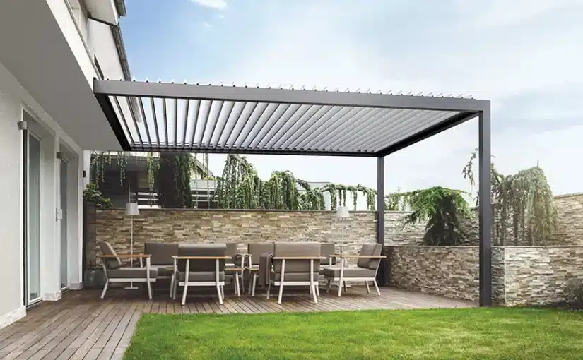 Movie pergola i meget flot og slankt design