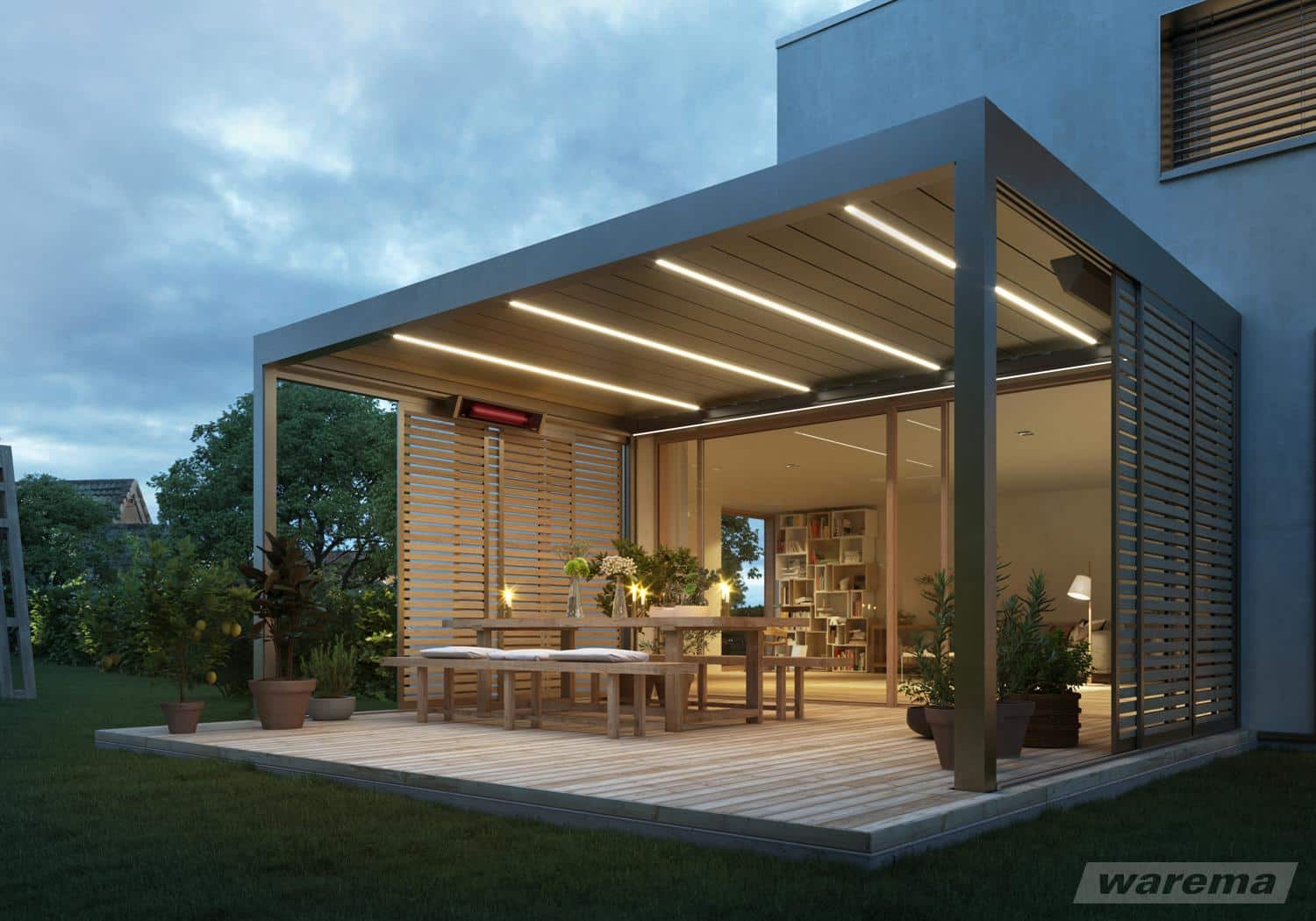 Lamaxa L50 pergola profil 1 Lamaxa L50 pergola fra Warema