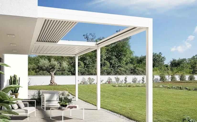Pergola med skydetag - Gibus Sway