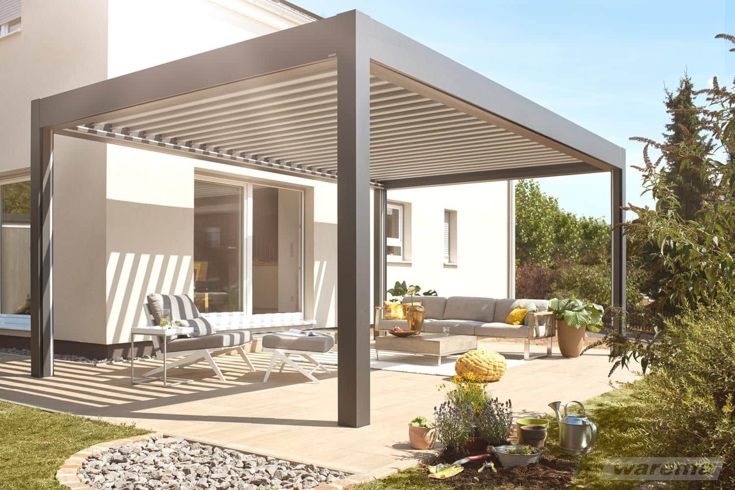 Warema Lamaxa L70 fritstående pergola