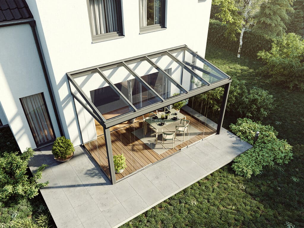 SF125 terrasseoverdækning fra Sunflex