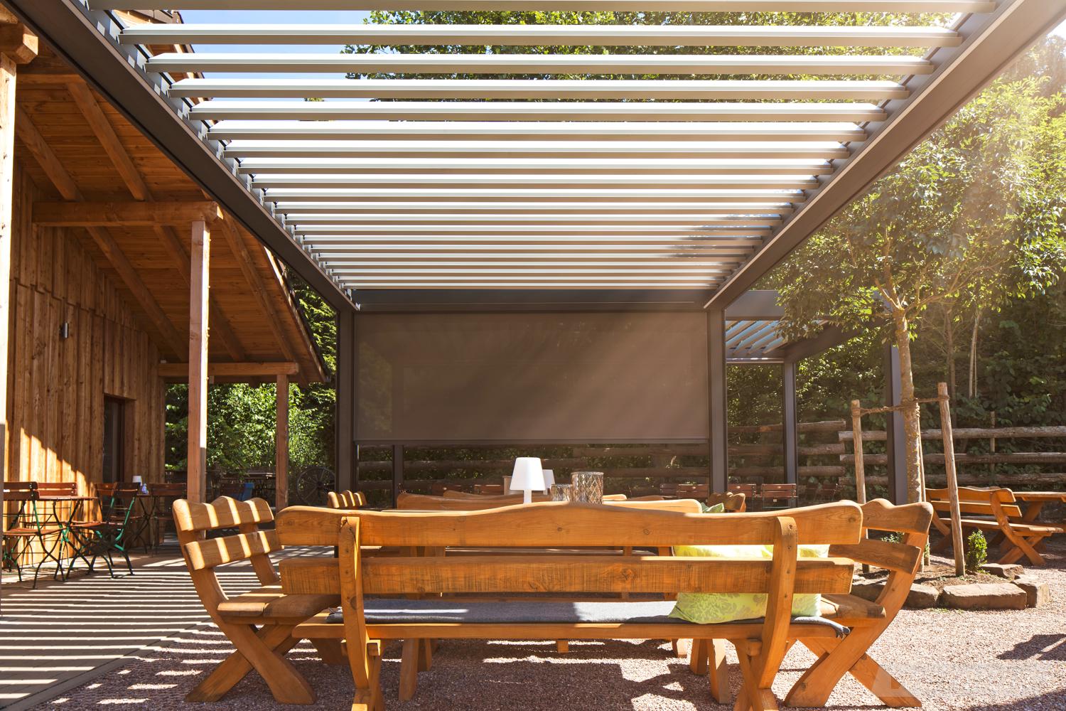 Lamaxa L60 elektrisk pergola Elektrisk pergola - Lamaxa L60 fra Warema