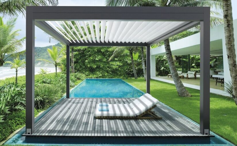 Twist pergola fra Gibus