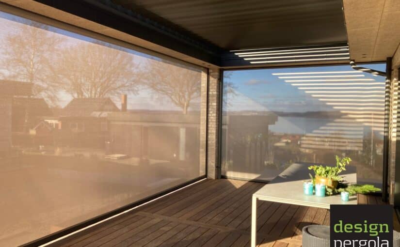 Integreret pergola i Taulov - Lamaxa L50 Free fra Warema