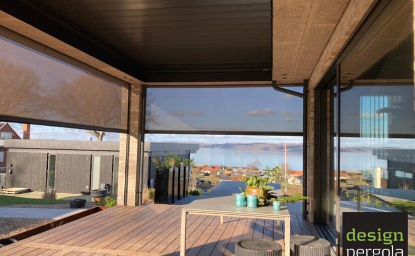 Integreret pergola i Taulov - Lamaxa L50 Free fra Warema
