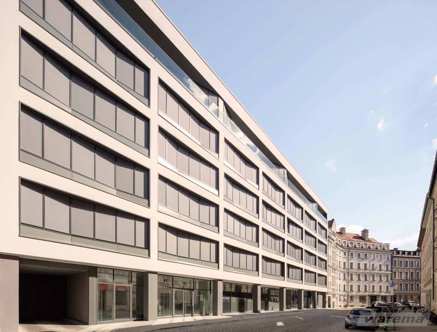 Warema screens med zippet dug vindstabil easyZIP screen fra Warema