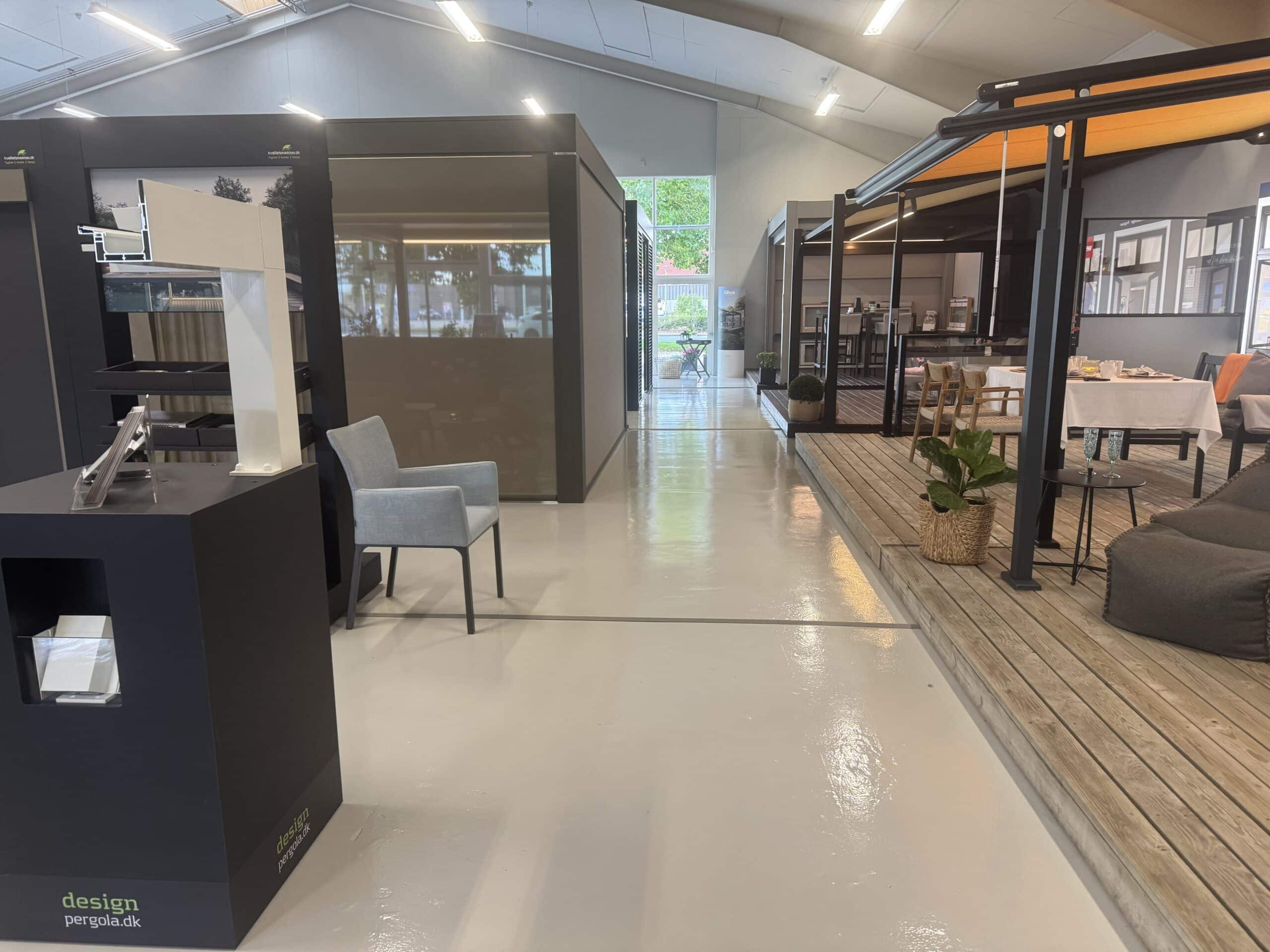 Pergolashowroom Rødekro Oplev en pergola tæt på i vores showroom i Rødekro
