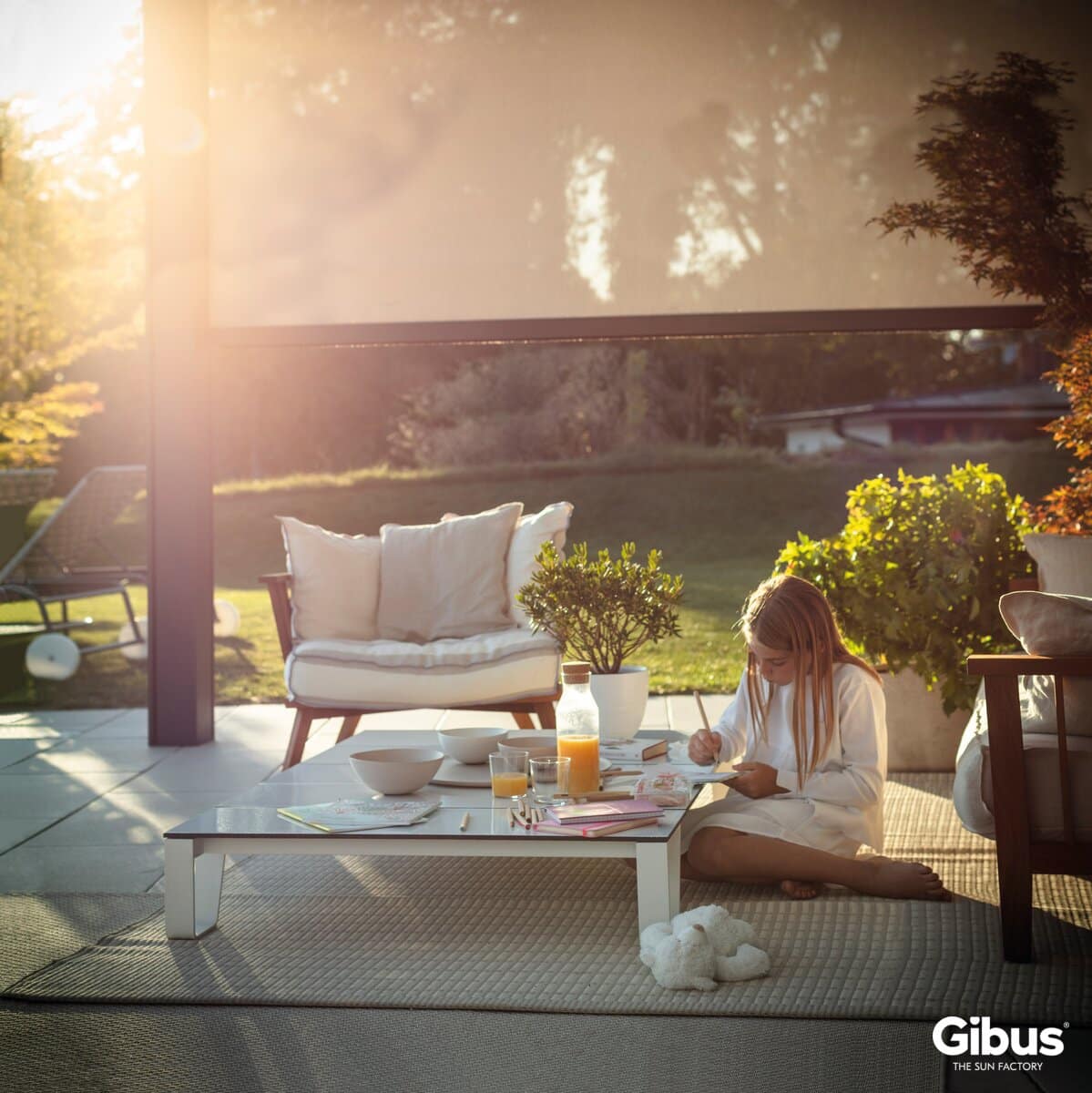 VARIA PERGOLA FRA GIBUS Zipscreens i Varia pergola